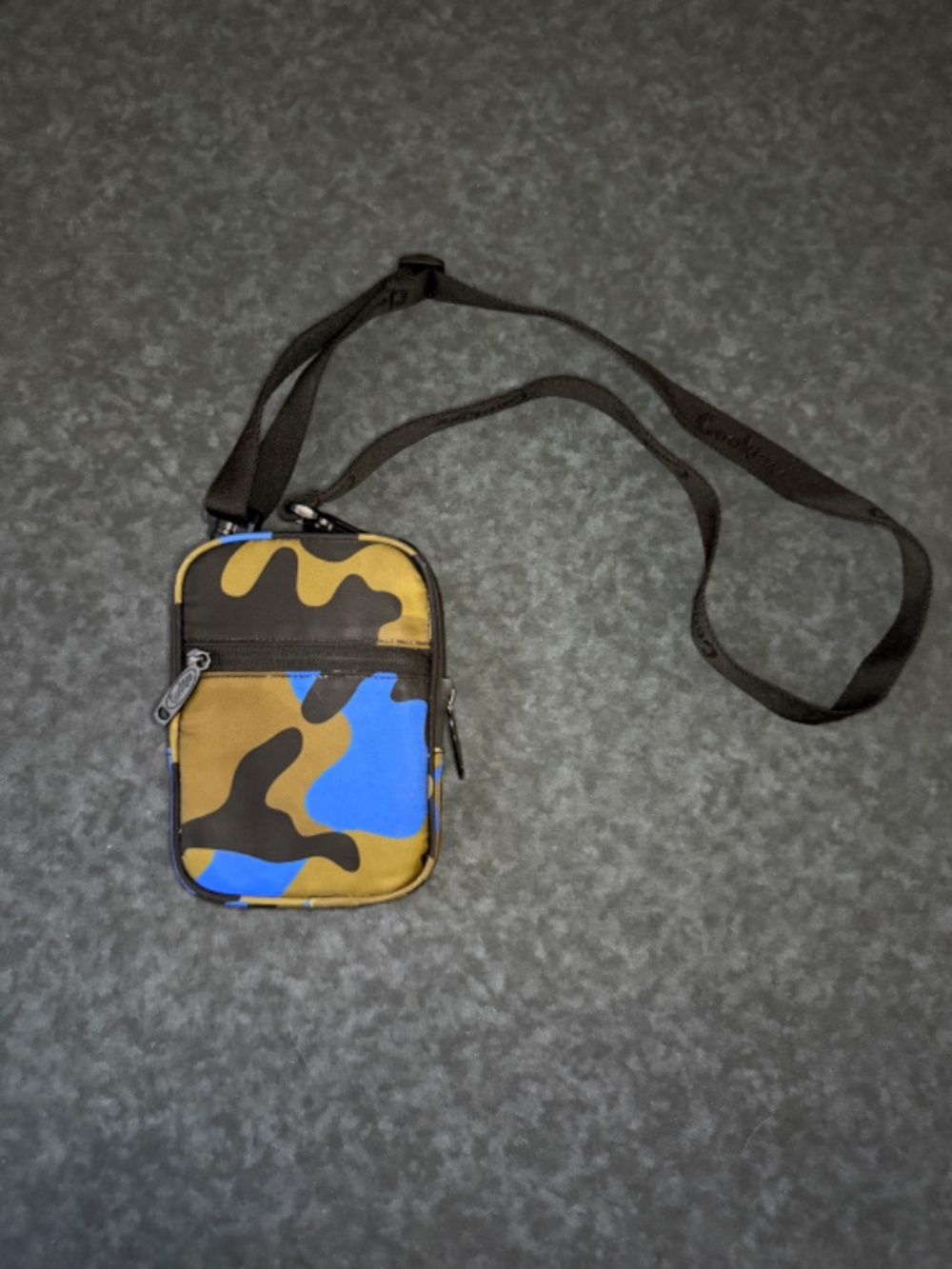 Cookies Blue Camo Smell Proof Stash Utility Bag